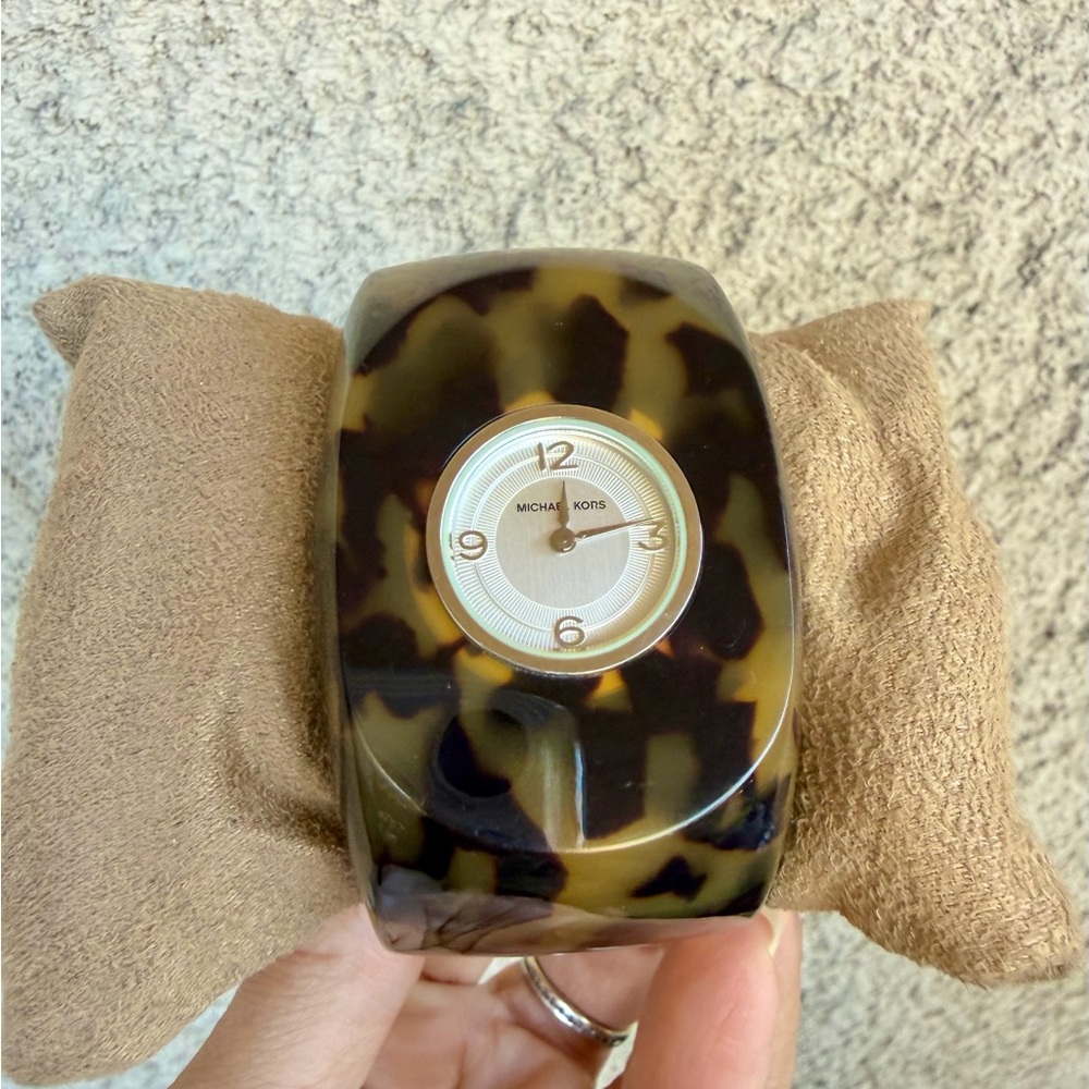 Michael Kors Y2K Tortoise Bangle Bracelet Watch